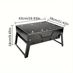 Foldable Campfire Grill for Outdoor Camping Picnic BBQ Home Charcoal BBQ Grill