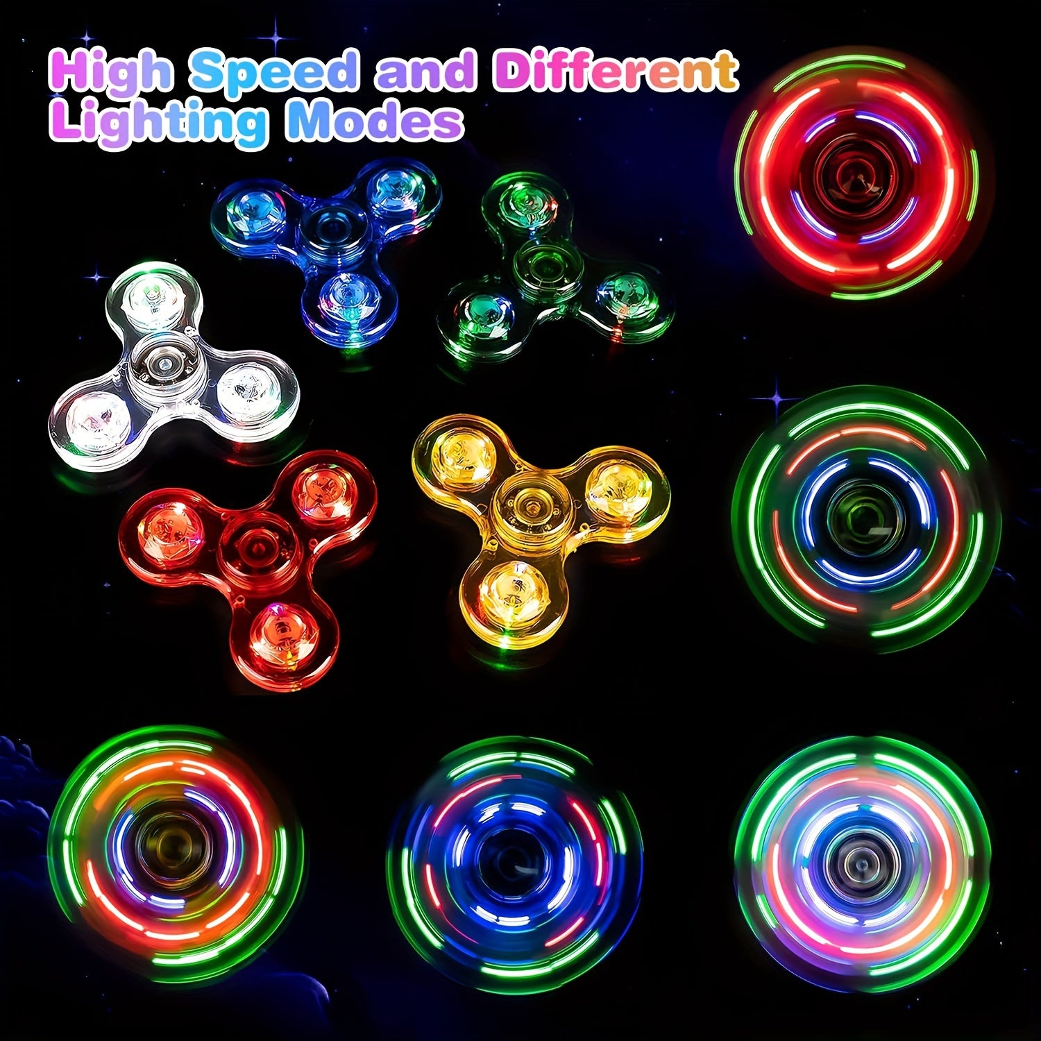 FIGROL LED Finger Spinner Party Favors Gift Bag Fillers for Birthdays