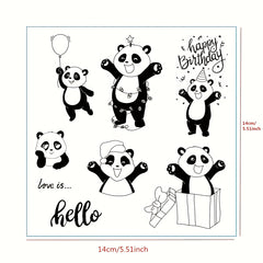 Panda Blessing Stamp - Halloween Christmas Gift