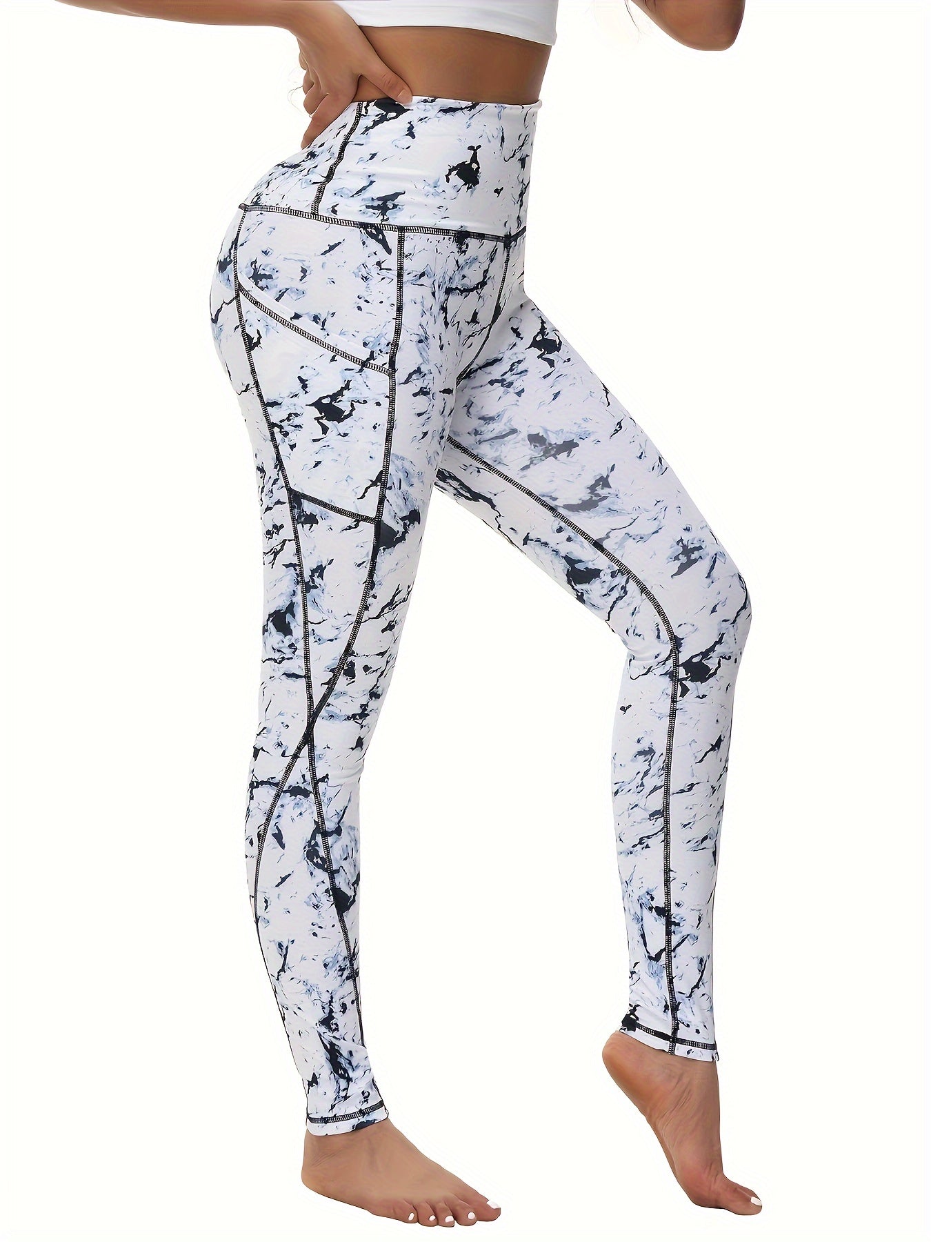 High Waist Butt Lifting Yoga Leggings With Pocket