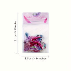 Feather Fantasy Notebook Stickers - 40 Sheets