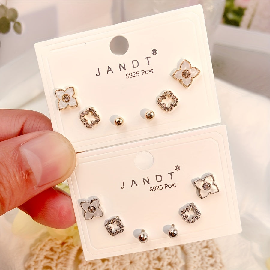 Four Leaf Clover Earrings for Kids