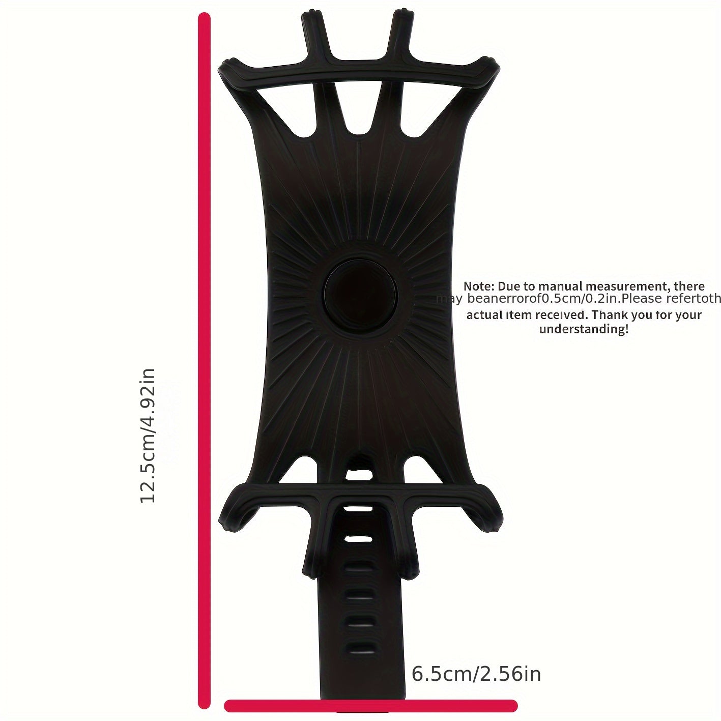 360 Rotation Silicone Bike Phone Holder