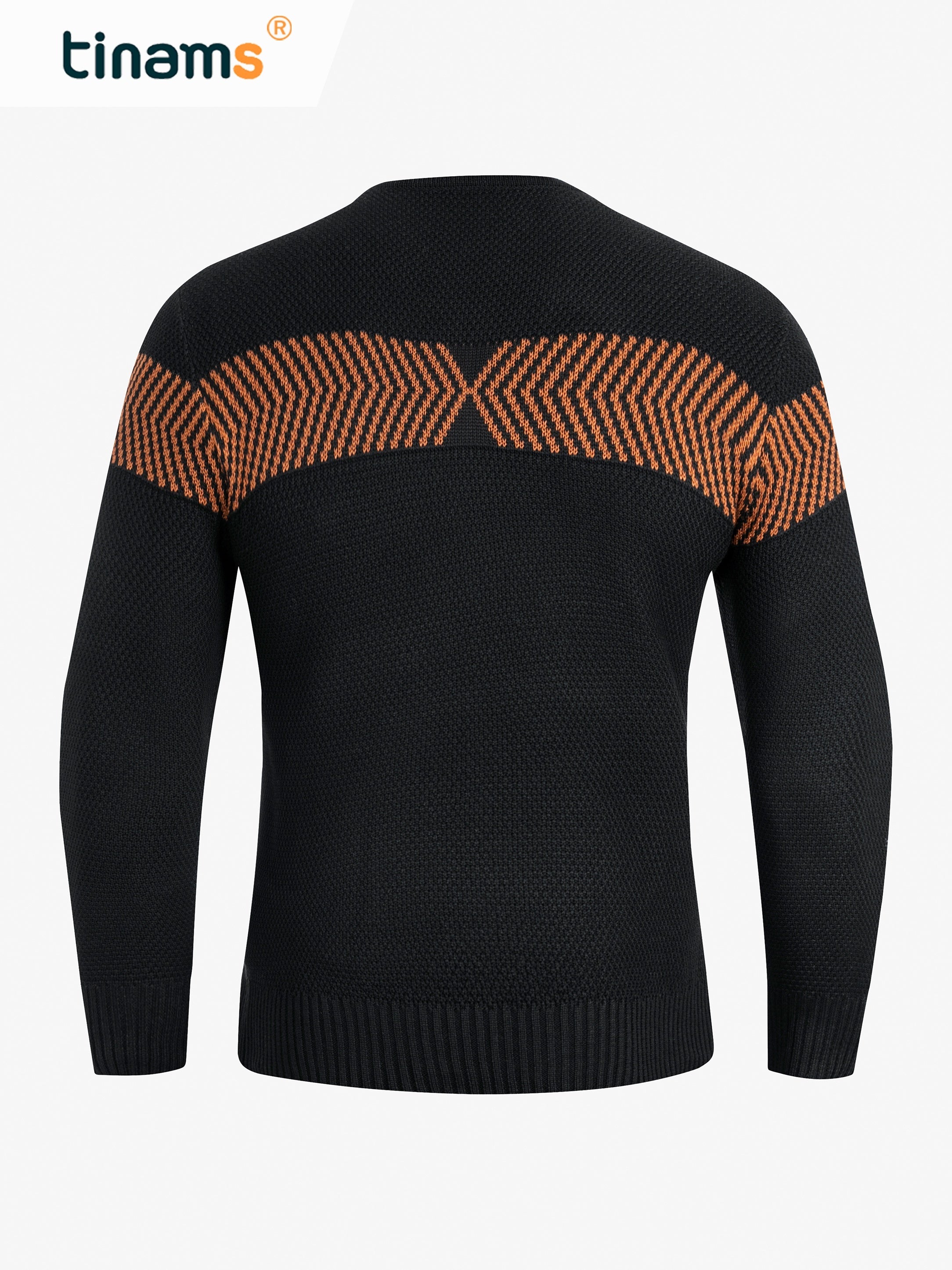 Men's Knit Sweater Long Sleeve Casual Pullover