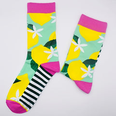 Funny Pattern Cotton Mid Tube Socks Women's Socks