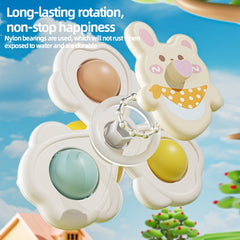 3 Durable Animal Suction Cup Toy Set for Bathing and Playing