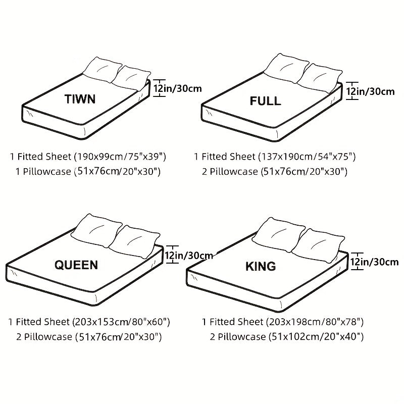 3pcs Flannel Fleece Duvet Cover Set Soft Comfortable Bedding Set