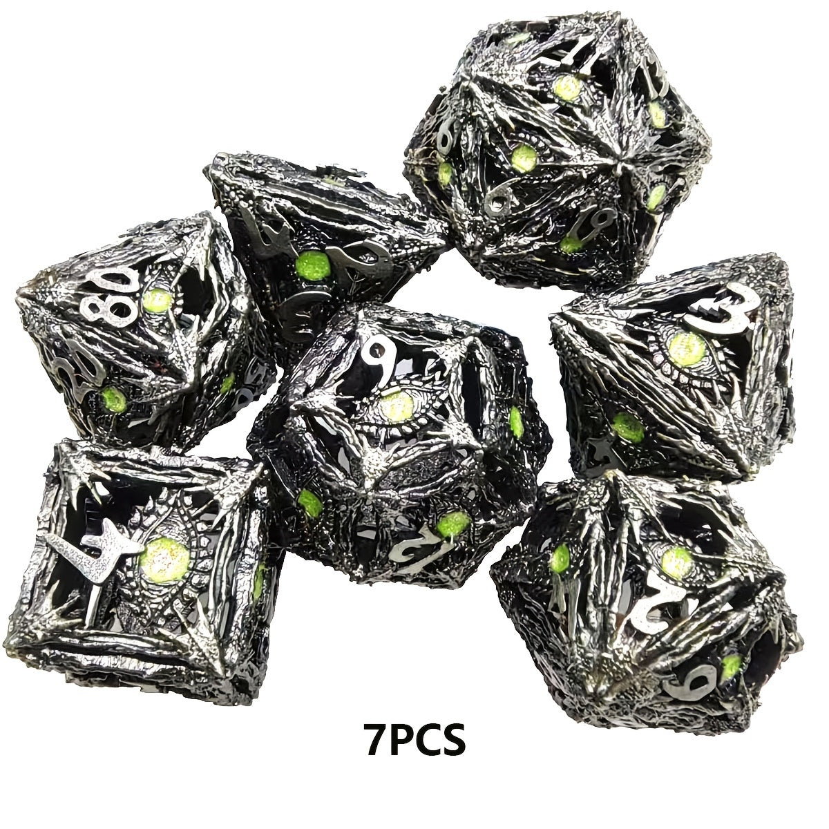 Dragon Eye Table Game Dice Multifunctional Seven Numbers Engraved