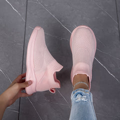 Girl's Comfy Non Slip Sock Shoes - Breathable Sneakers