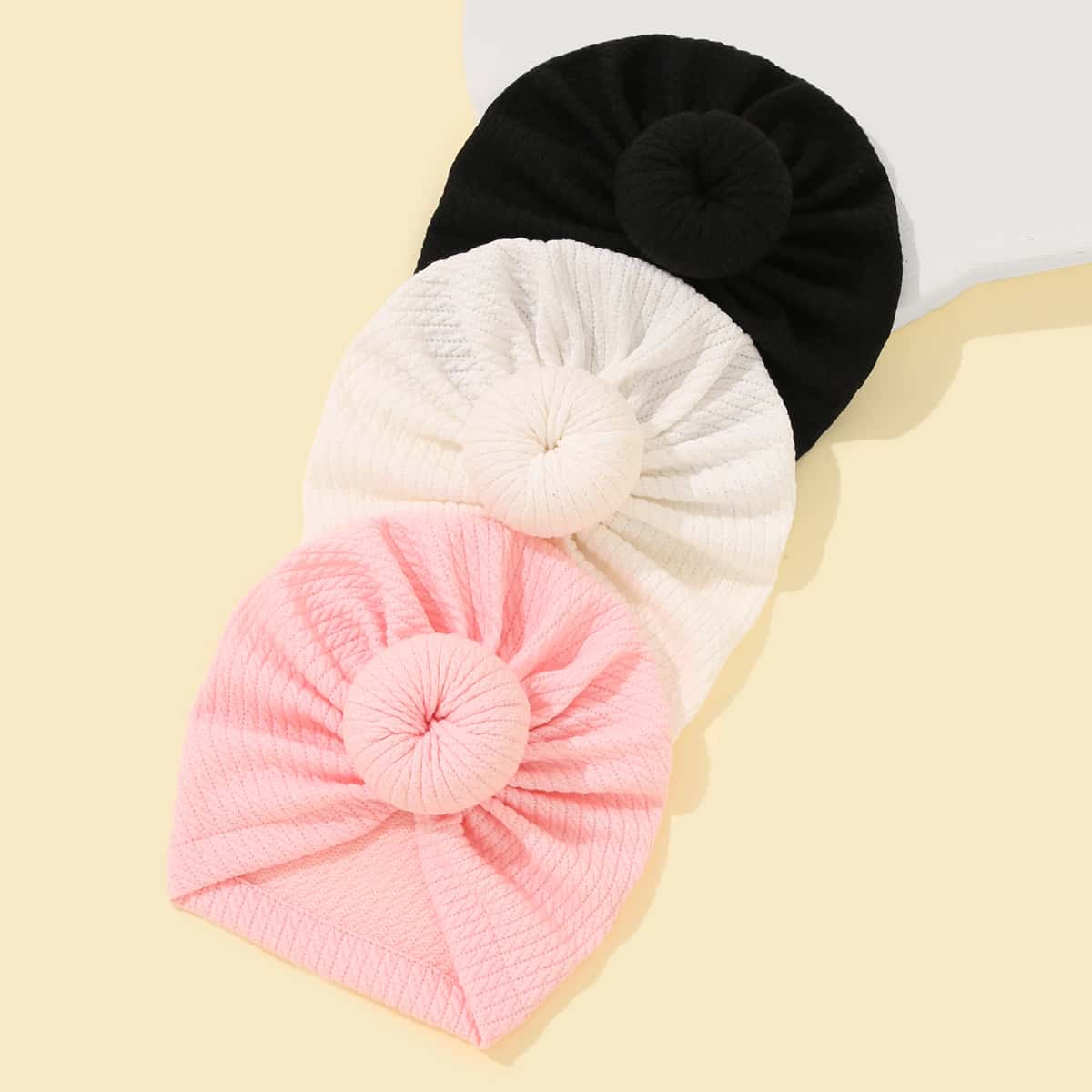 Cute 3-Piece Baby Hat Set for Every Occasion