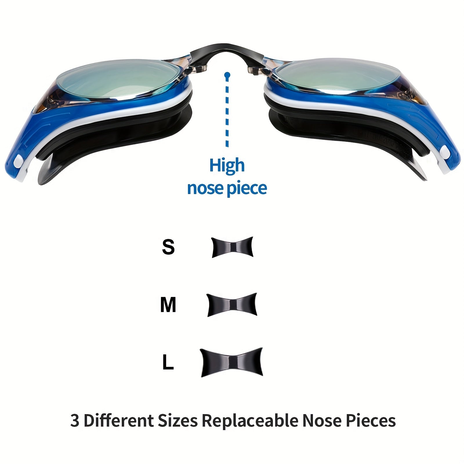 Swimming Goggles Anti Fog UV Protection No Leaks