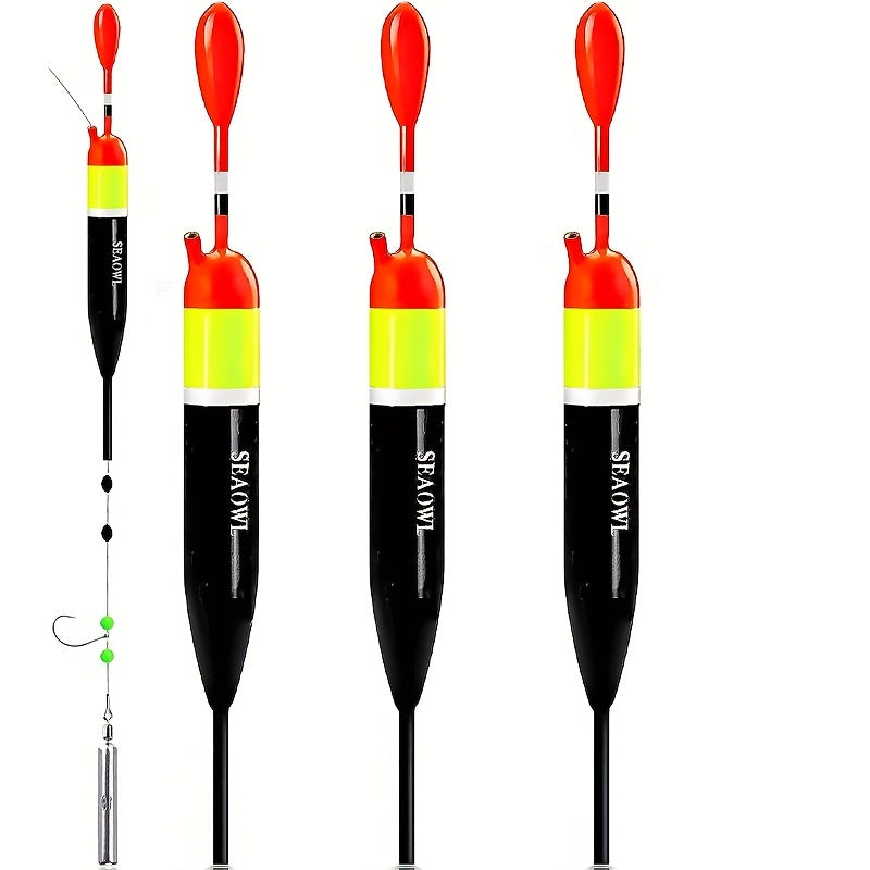3pcs Fishing Slip Float Kit For Crappie Panfish Trout Bass Fishing