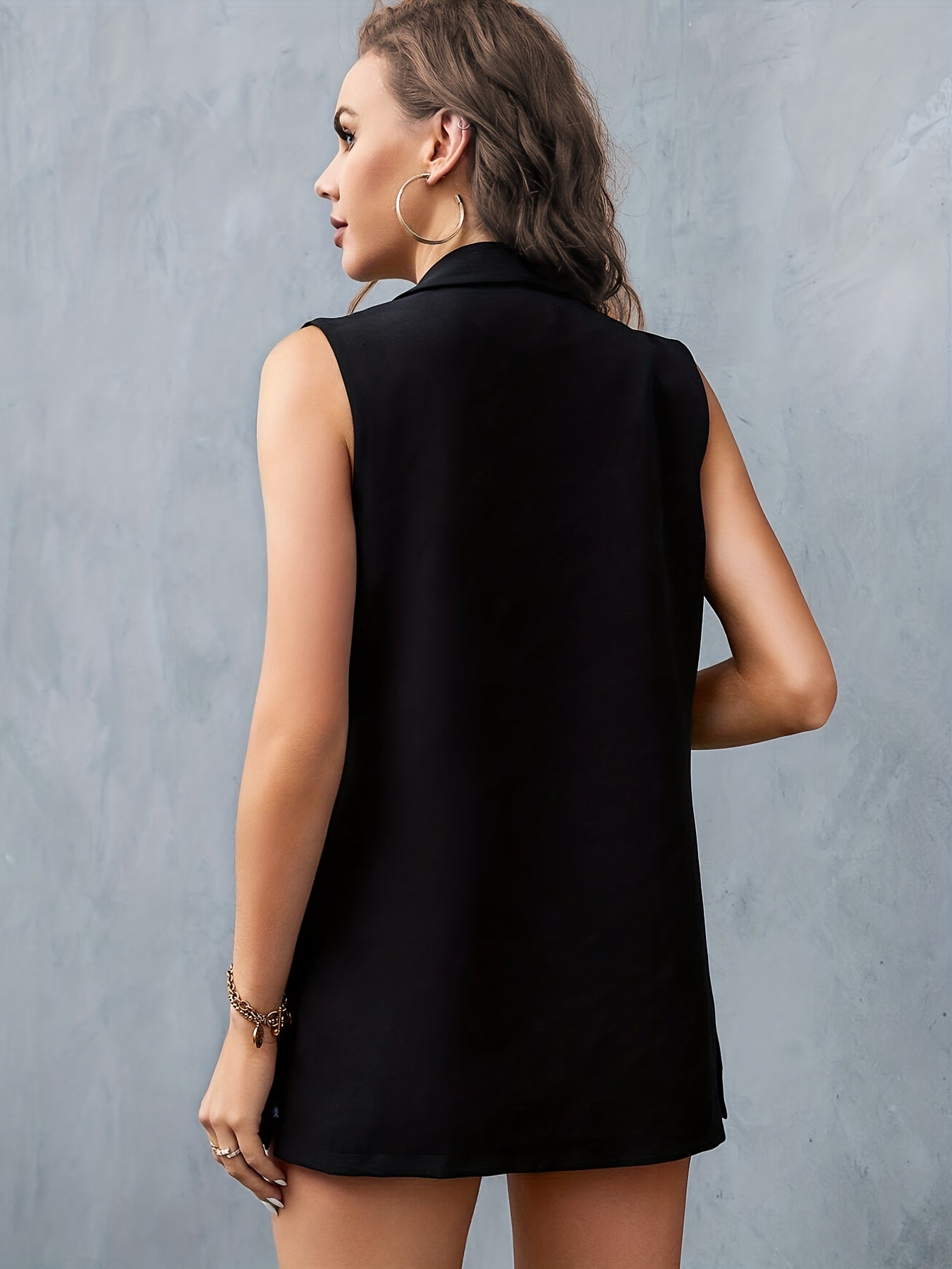 Casual Sleeveless Work Office Vest