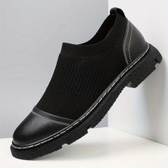 Men's Knitted Slip On Casual Shoes Wear resistant Non Slip Sneakers