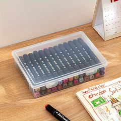 Desktop Storage Box Transparent A5 File Storage Box