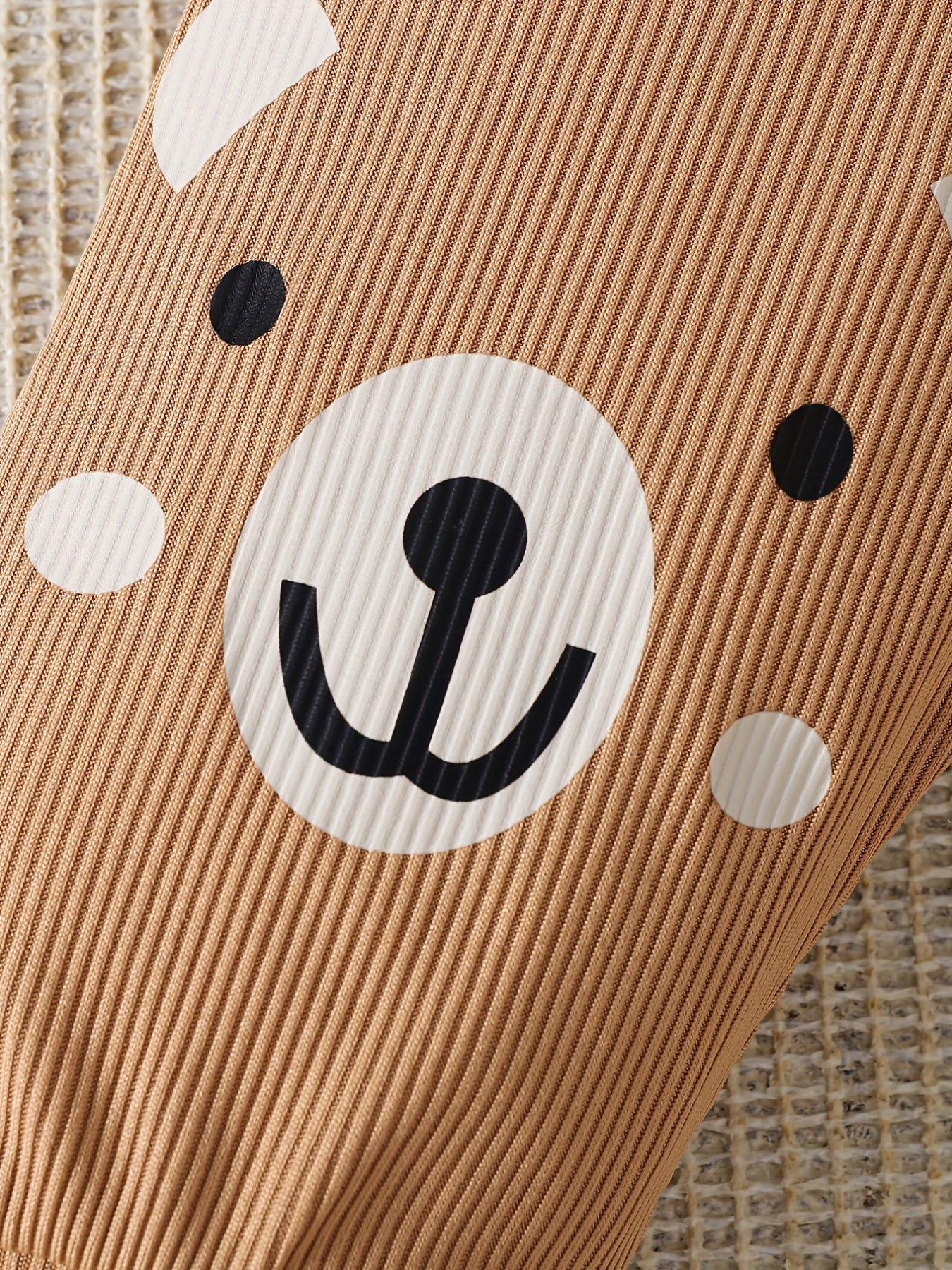Baby Bear Print Three Piece Outfit Set