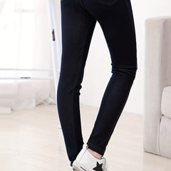 Girls Soft Jeans Slim Fit Casual Denim Jogger Pants For Kids