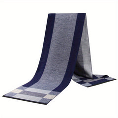 Men's Business Wool Scarf for Winter