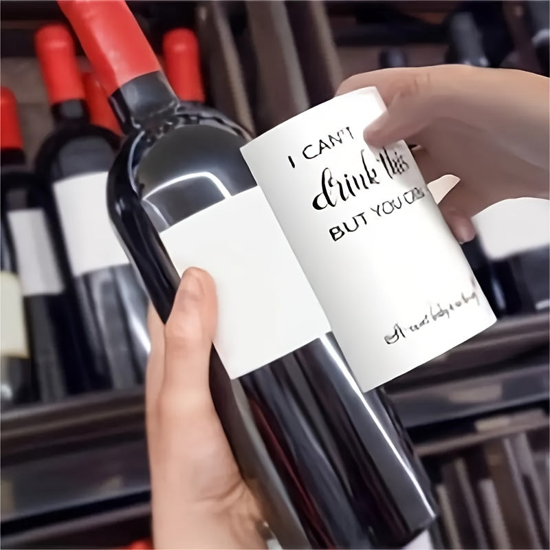 6pcs Funny Pregnancy Wine Labels, Perfect for Pregnancy Announcements