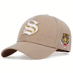 Men's Tiger Baseball Cap Hat Adjustable Casual Autumn Style