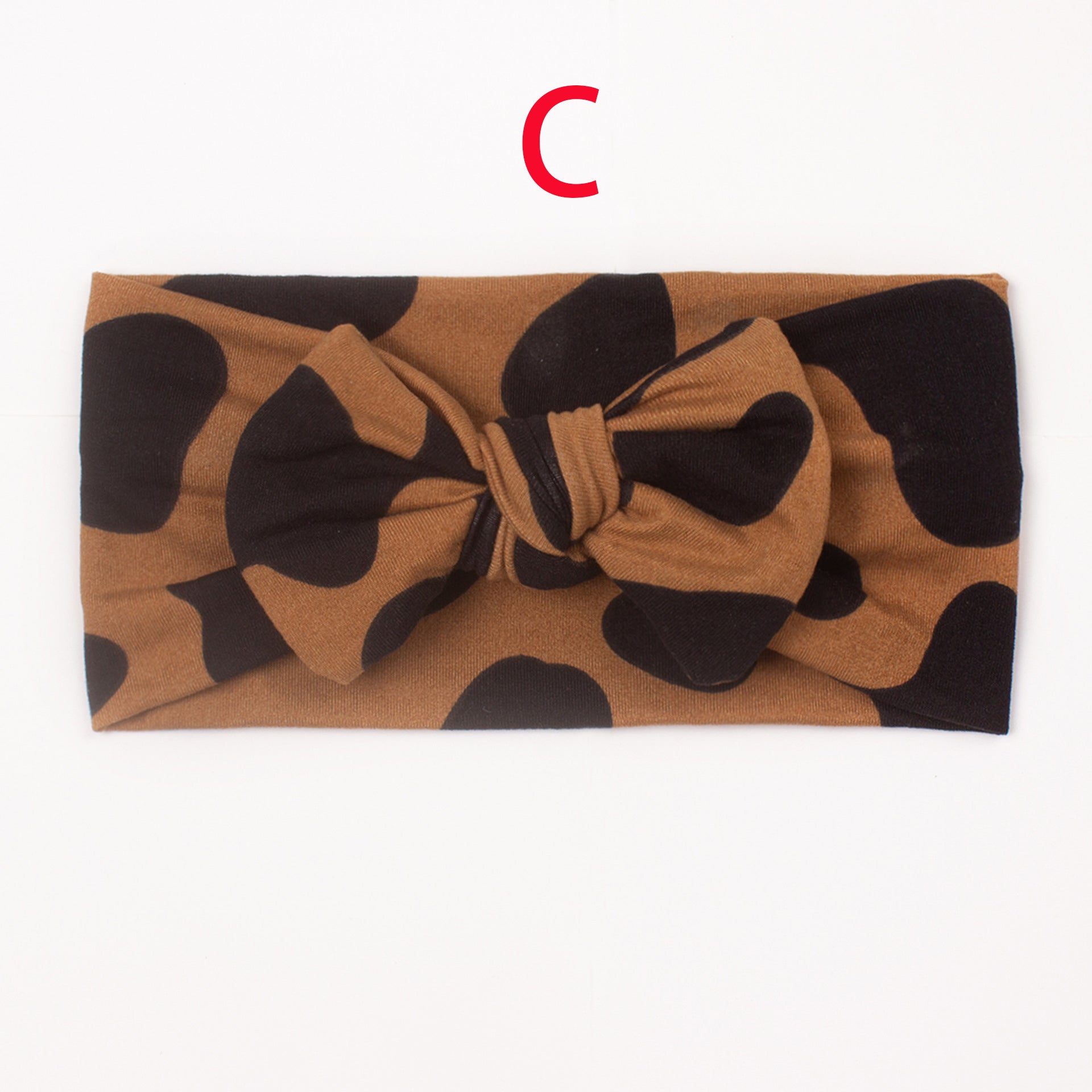 Leopard Print Bow Hair Band Headwear for Baby Girls