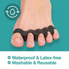 4 Silicone Toe Spacers Bunion Hammertoe Straightener