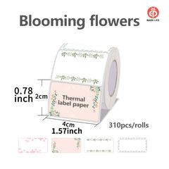 310 Sheets Thermal Label Printing Paper for P50/D100 Label Machine Tapes