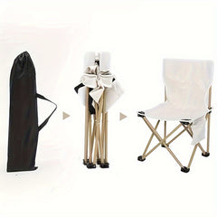 Portable Folding Camping Chair with Cup Holder for Adults