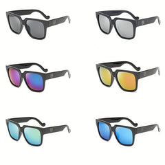 Men's Square Large Frame Sunglasses UV Protection Driving Glasses
