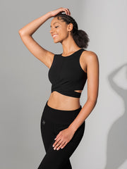 Cross Straps Yoga Shirt Sports Gym Quick Dry Tank Top