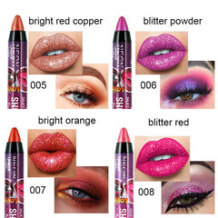 20 Eyeshadow Pencil Lipstick Pen Waterproof 2 In 1 Eyeshadow Stick