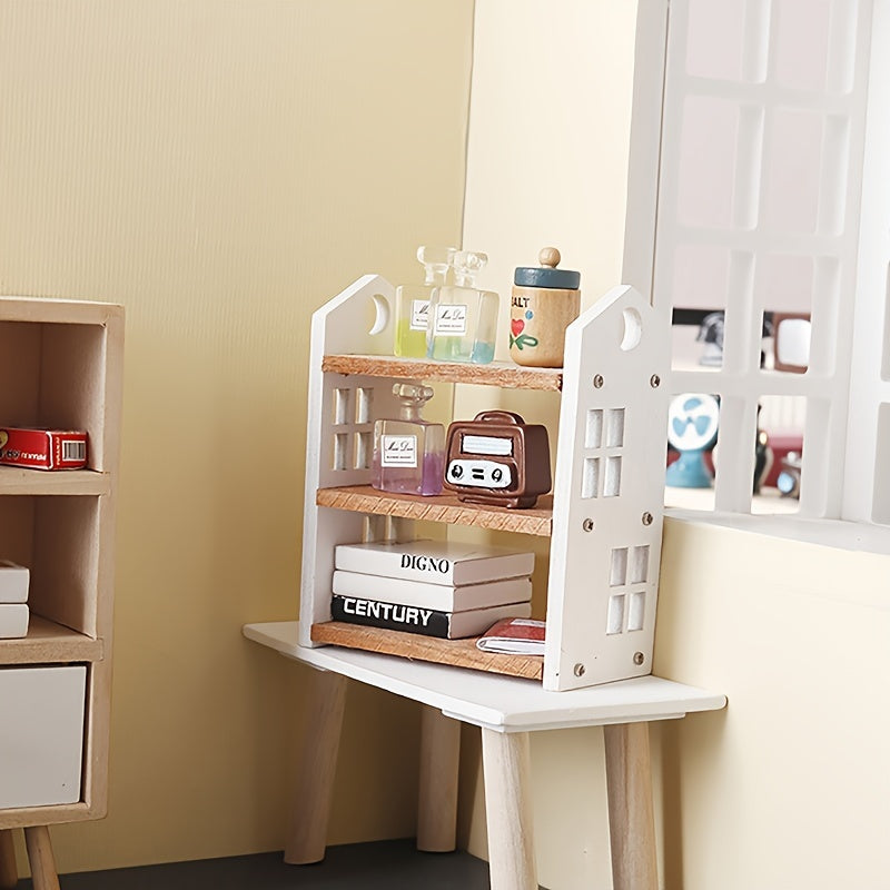 Doll House Storage Rack Bookshelf Halloween Christmas Gift