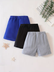 3pcs Boys Quick Drying Shorts for Summer Outdoor