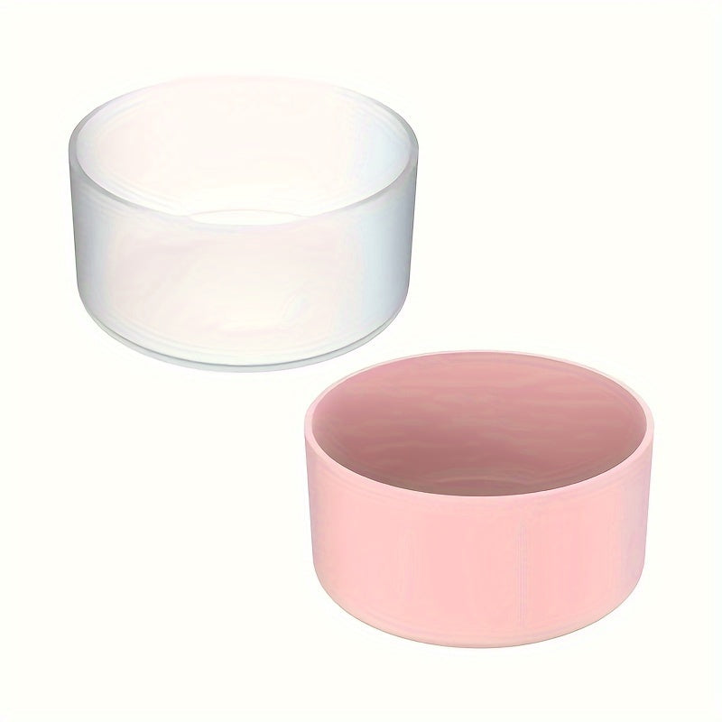 2pcs Silicone Cup Base Covers Non-slip Soft Cup Bottom Sleeve Cup Accessories