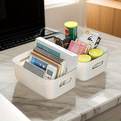 Desktop Plastic Box Storage Organizer for Office and Kitchen