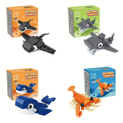 Educational Marine Animal Building Set for Kids