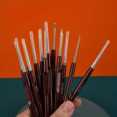 16pcs Crochet Kit Yarn Knitting Needle Set