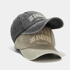 Los Angeles City Hat Baseball Cap Letter Embroidery Vintage Dad Hat