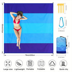 Waterproof Beach Mat Sandproof Outdoor Blanket for Picnics Travel Camping