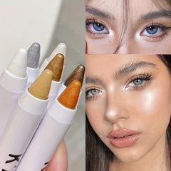 7 Colors Eyeliner Highlighter Pen Matte Glitter Waterproof Pearly Shimmer
