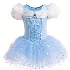 Girls Cotton Princess Tutu Ballet Leotard Dance Suit