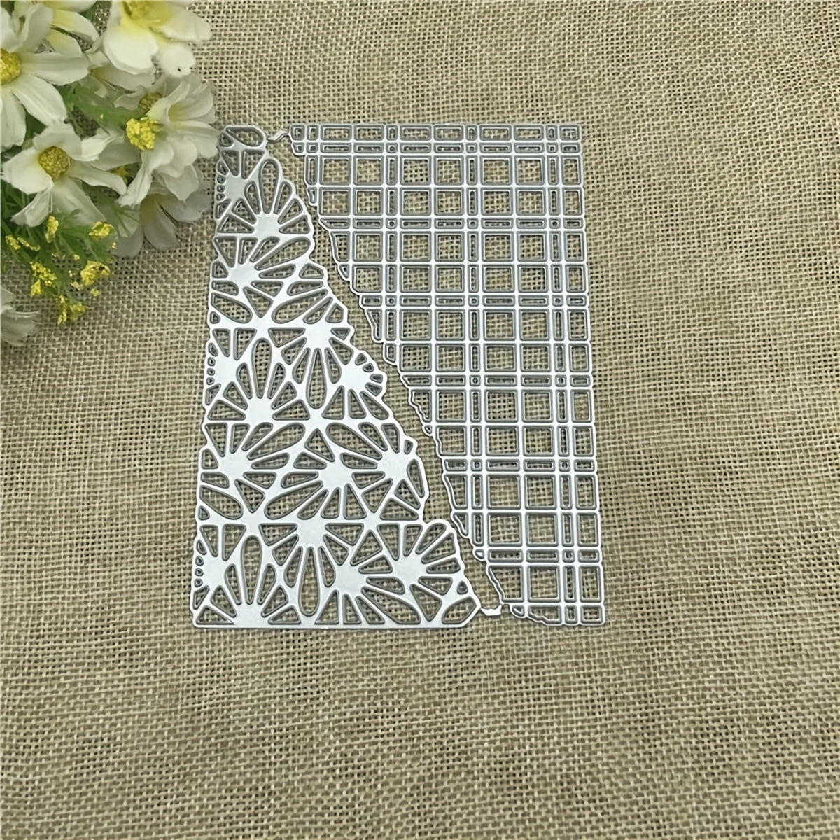 Flower Pattern Background Metal Embossing Cutting Mold