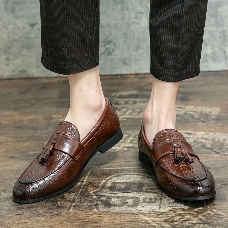 Men's Slip On Loafers Casual Walking Shoes Business Formal