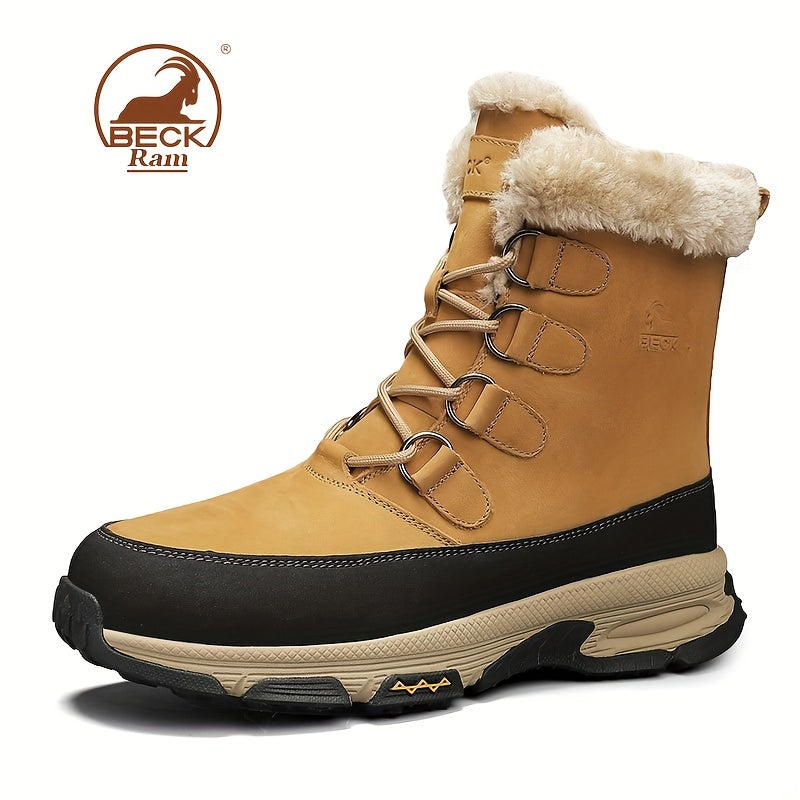 Men's Thermal Snow Boots Windproof Hiking Boots
