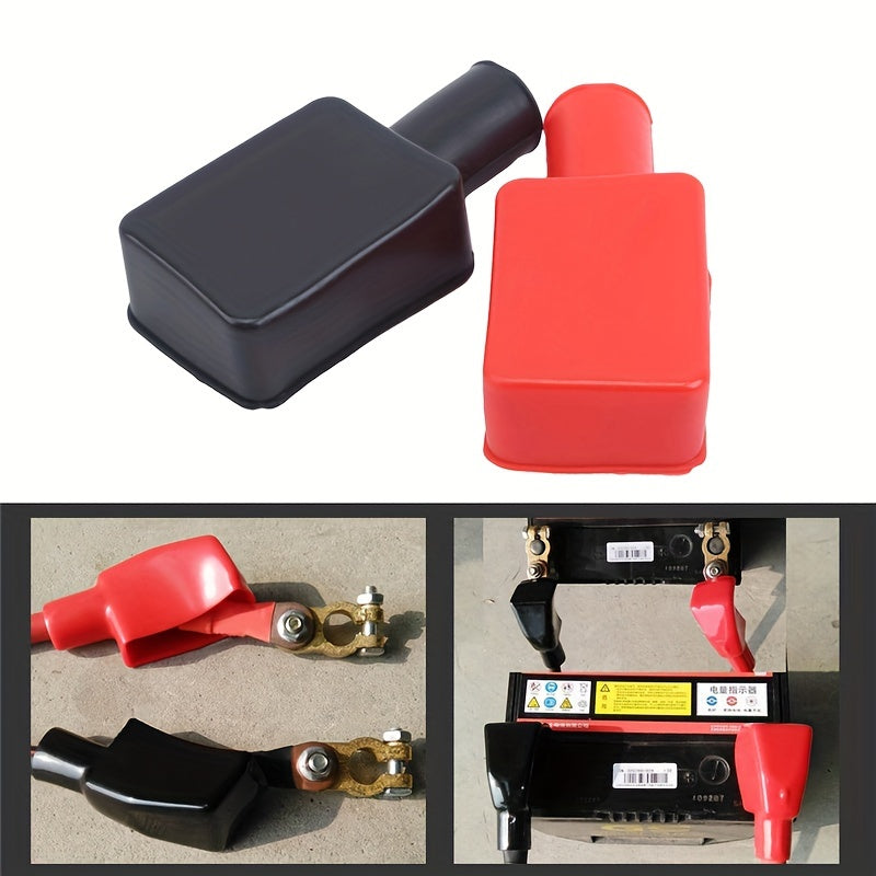 1 Pair Auto Terminal Covers Cap Boot Isograde Protector Batteries Accessories