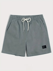 Men's Drawstring Shorts Summer Beach Resort Casual Waist Shorts