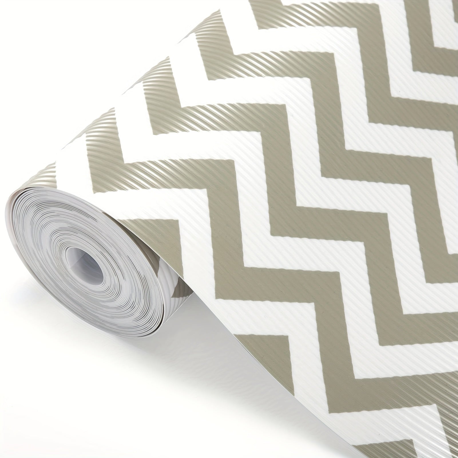 Brown & Striped Drawer Mat Shelf Liners - Cabinet & Drawer Liner Roll