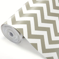 Brown & Striped Drawer Mat Shelf Liners - Cabinet & Drawer Liner Roll
