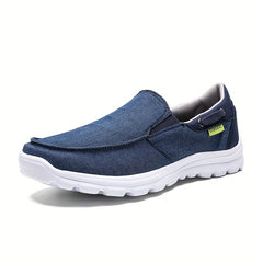 Men's Slip on Canvas Shoes Comfy Walking Shoes