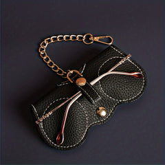 Portable Glasses Storage Bag Sunglasses Protective Cover PU Leather Holder